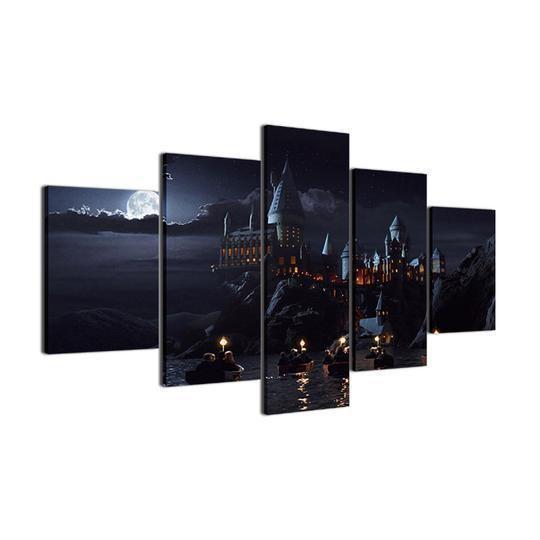 Harry Potter Hogwarts Castle 1 Movie Canvas Wall Art