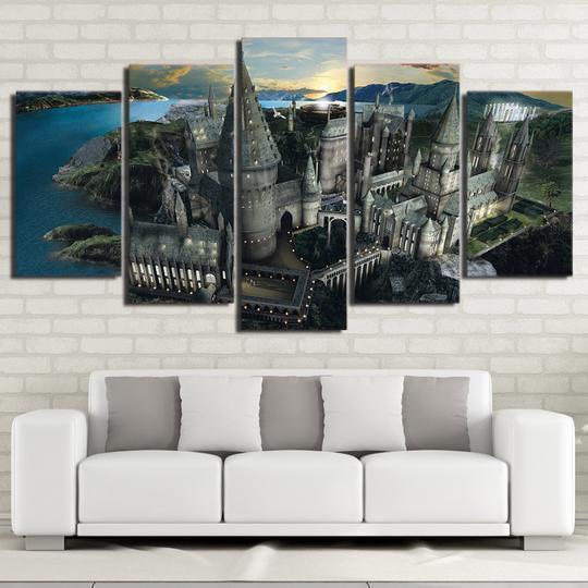 Harry Potter Hogwarts Castle 2 Movie Canvas Wall Art
