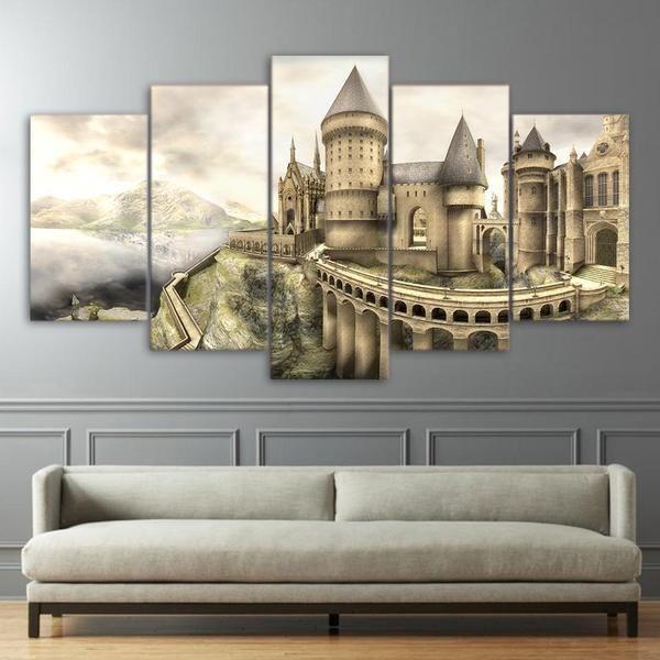 Harry Potter Hogwarts Castle Movie Canvas Wall Art