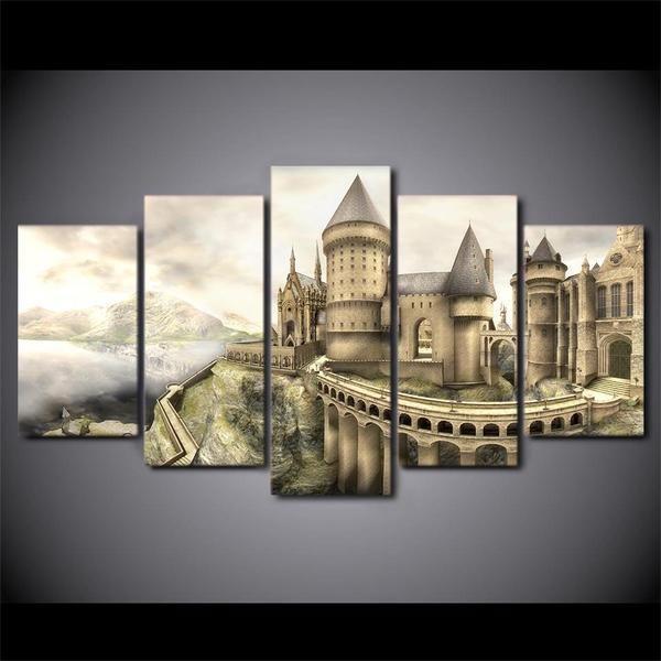 Harry Potter Hogwarts Castle Movie Canvas Wall Art