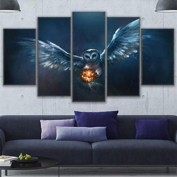 Harry Potter Owl Movie Canvas Wall Art