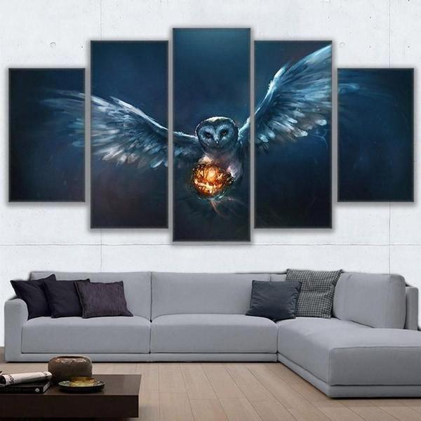 Harry Potter Owl Movie Canvas Wall Art