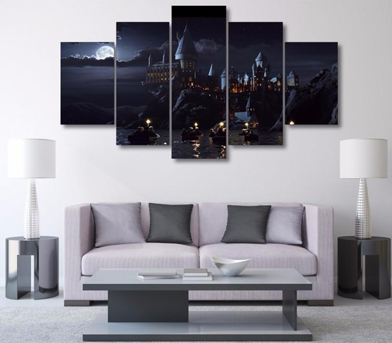Harry Potter's Hogwarts School Of Witchcraft And Wizardry Movie Canvas Wall Art