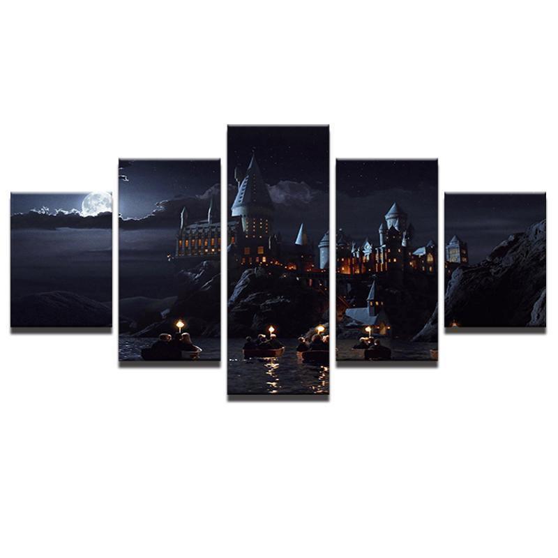 Harry Potter School Castle Movie Canvas Wall Art