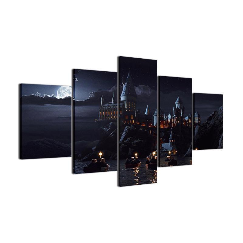 Harry Potter School Castle Movie Canvas Wall Art