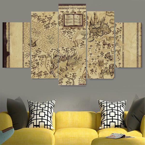 Harry Potter Witch World 2 Movie Canvas Wall Art