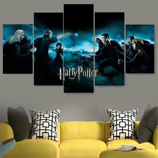 Harry Potter Witch World 4 Movie Canvas Wall Art