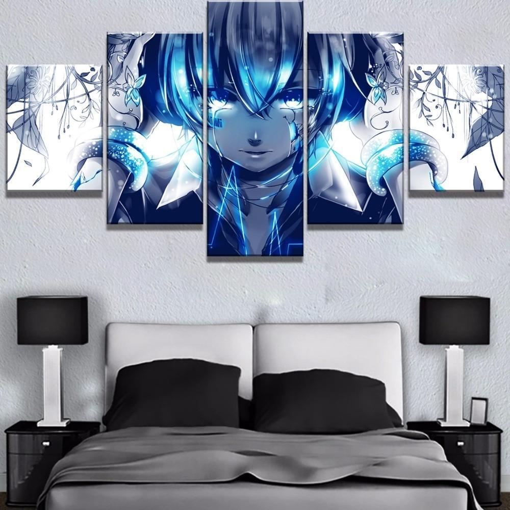Hatsune Miku Cool Girl Anime Canvas Wall Art