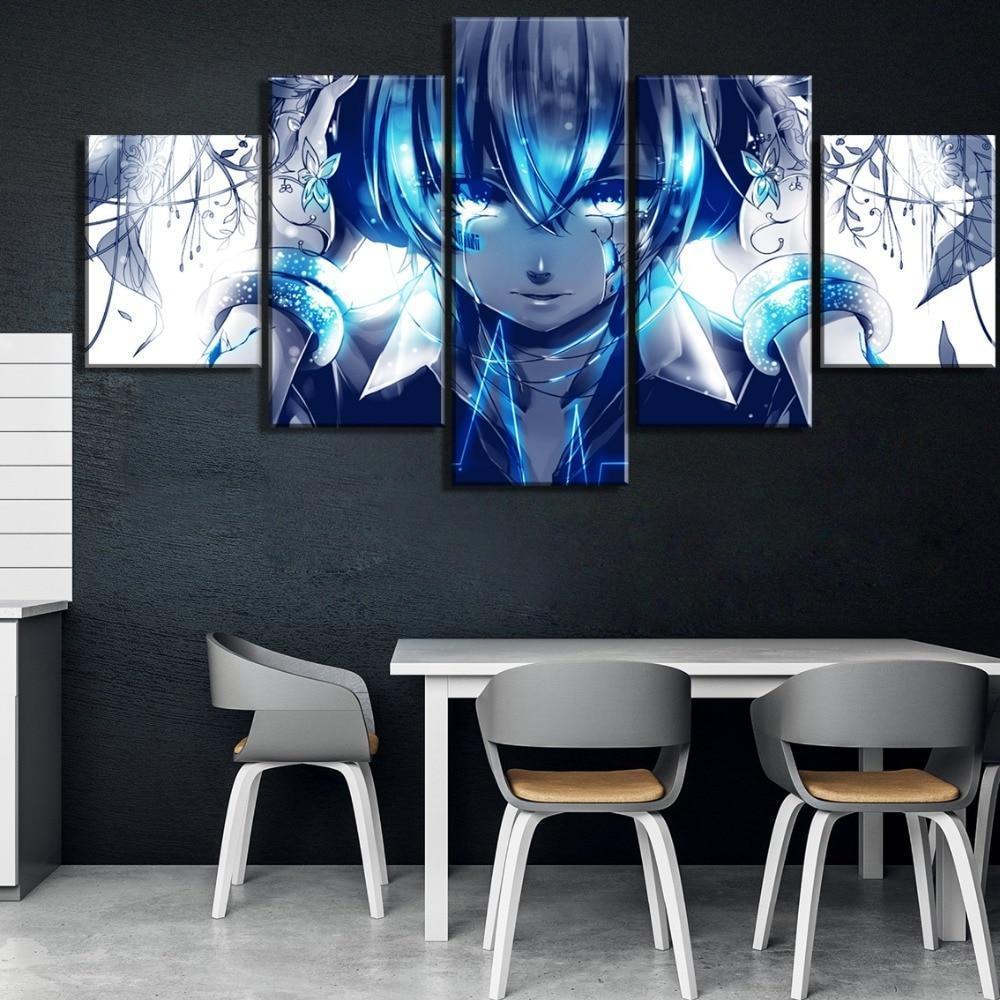 Hatsune Miku Cool Girl Anime Canvas Wall Art