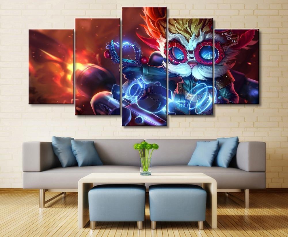 LOL League Of Legends Heimerdinger Gaming Canvas Wall Art