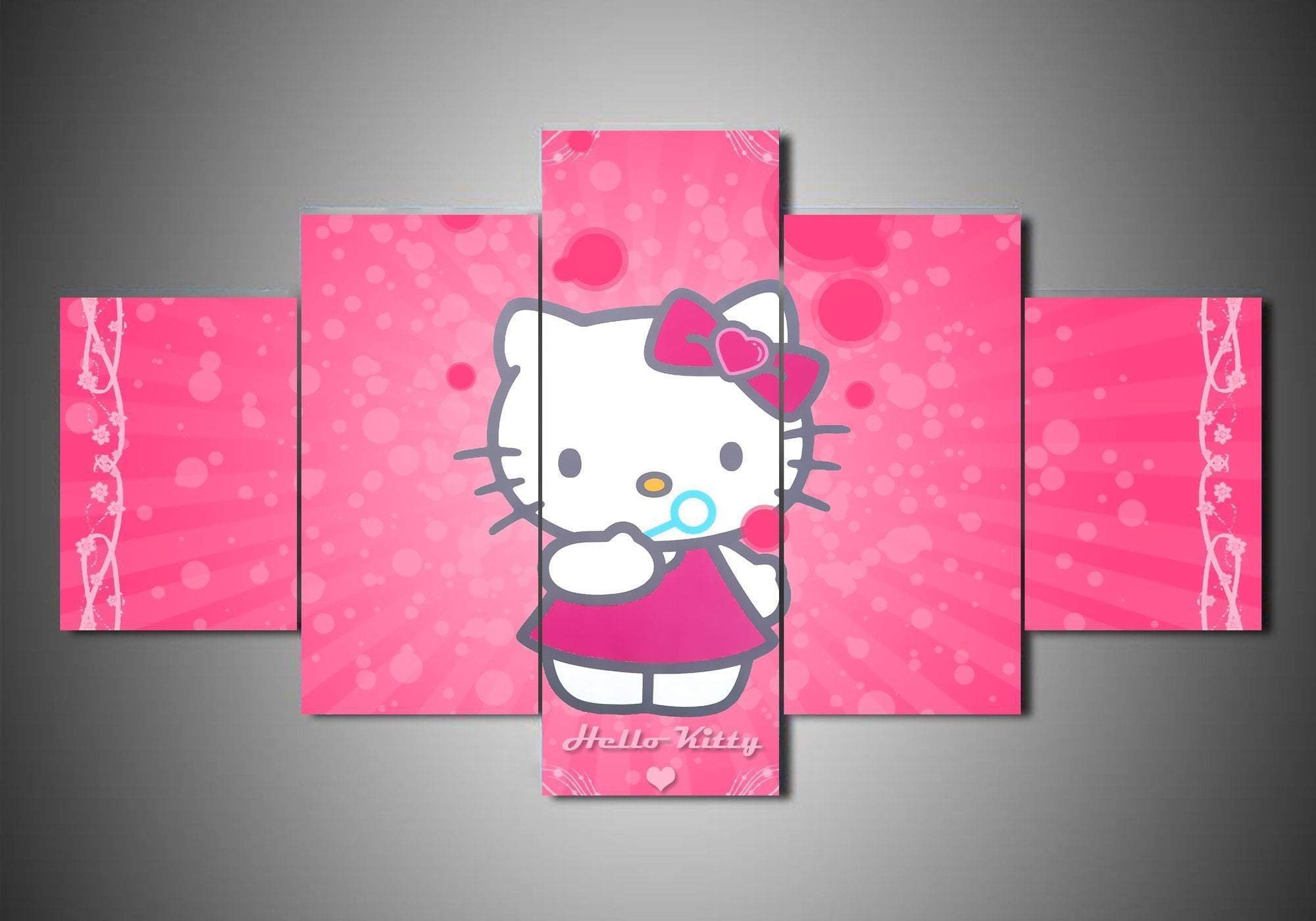 Hello Kitty 1 Cartoon Canvas Wall Art