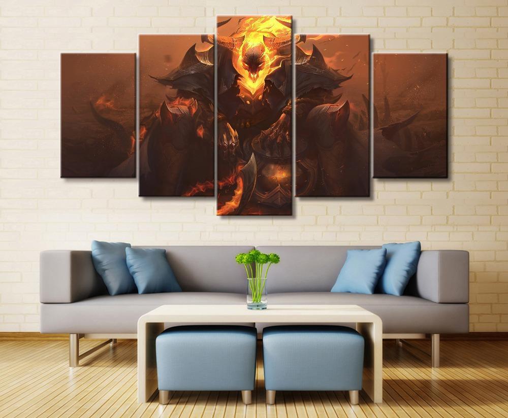 LOL League Of Legends High Noon Thresh Game Canvas Wall Art