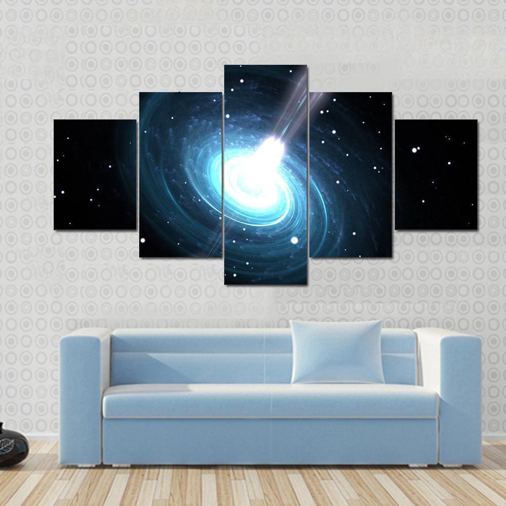 Highly Magnetized Pulsar Nature Canvas Wall Art