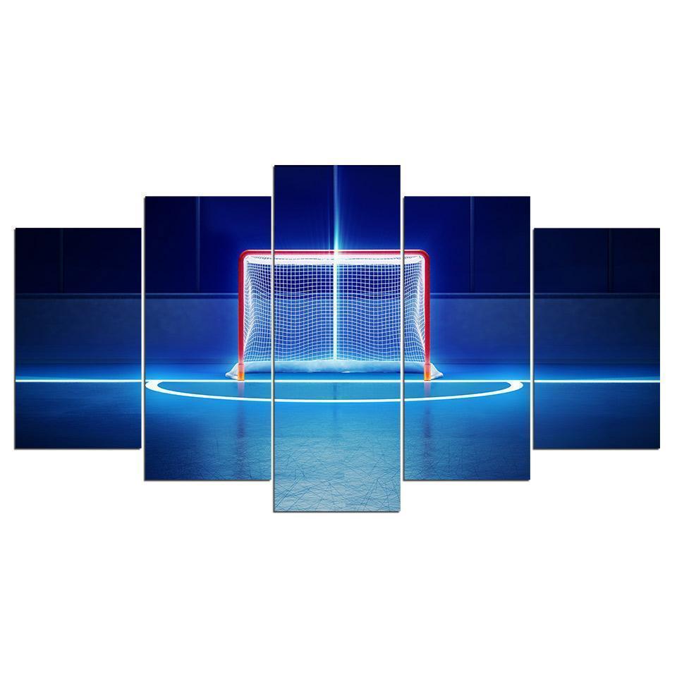Hockey Net Sport Canvas Wall Art
