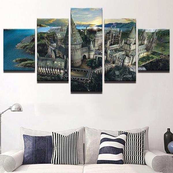Hogwarts 2 Harry Potter Canvas Wall Art