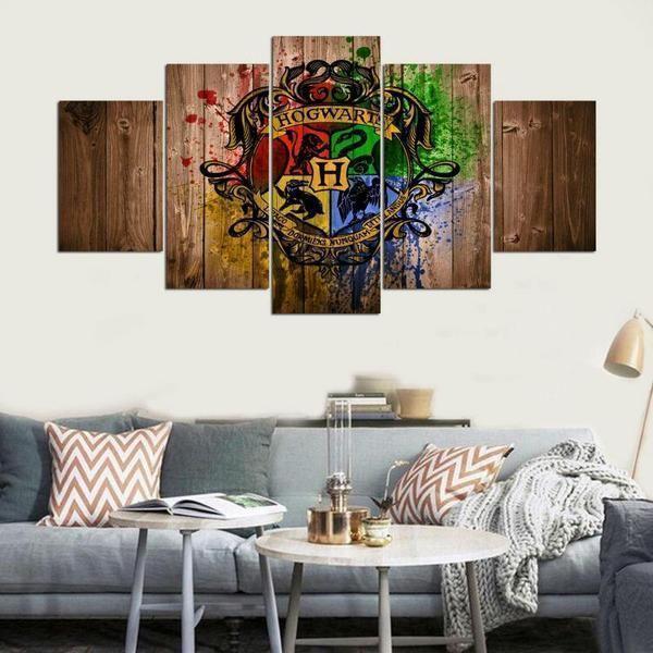Hogwarts 3 Harry Potter Canvas Wall Art