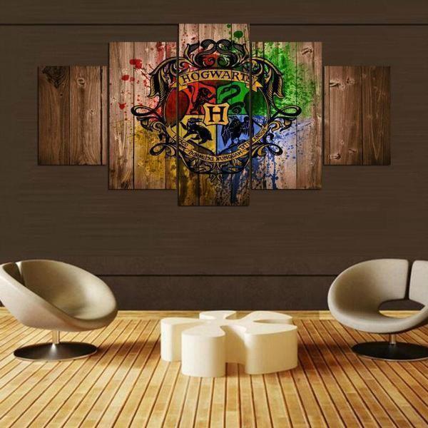 Hogwarts 3 Harry Potter Canvas Wall Art