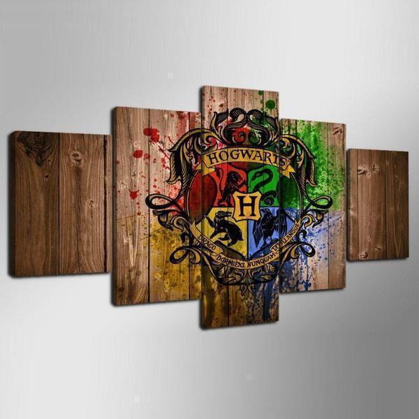 Hogwarts 3 Harry Potter Canvas Wall Art
