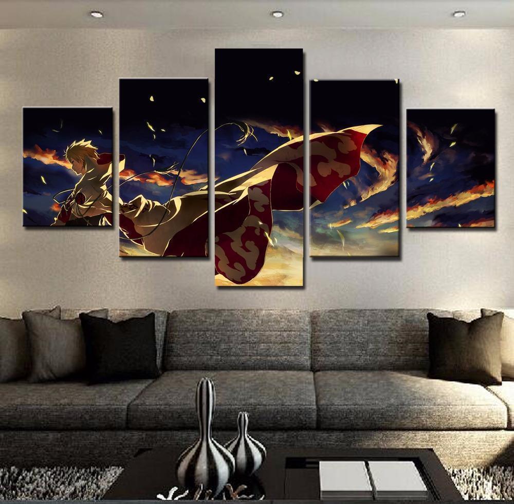 Hokage Ninjia Oil Cartoon Anime Naruto Anime Canvas Wall Art