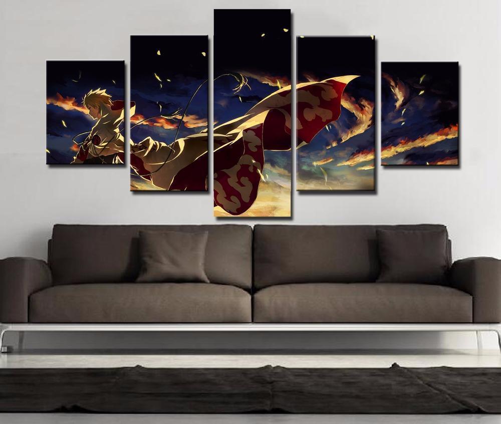 Hokage Ninjia Oil Cartoon Anime Naruto Anime Canvas Wall Art