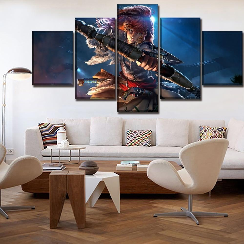 Horizon Zero Dawn Character Posters Gaming Canvas Wall Art