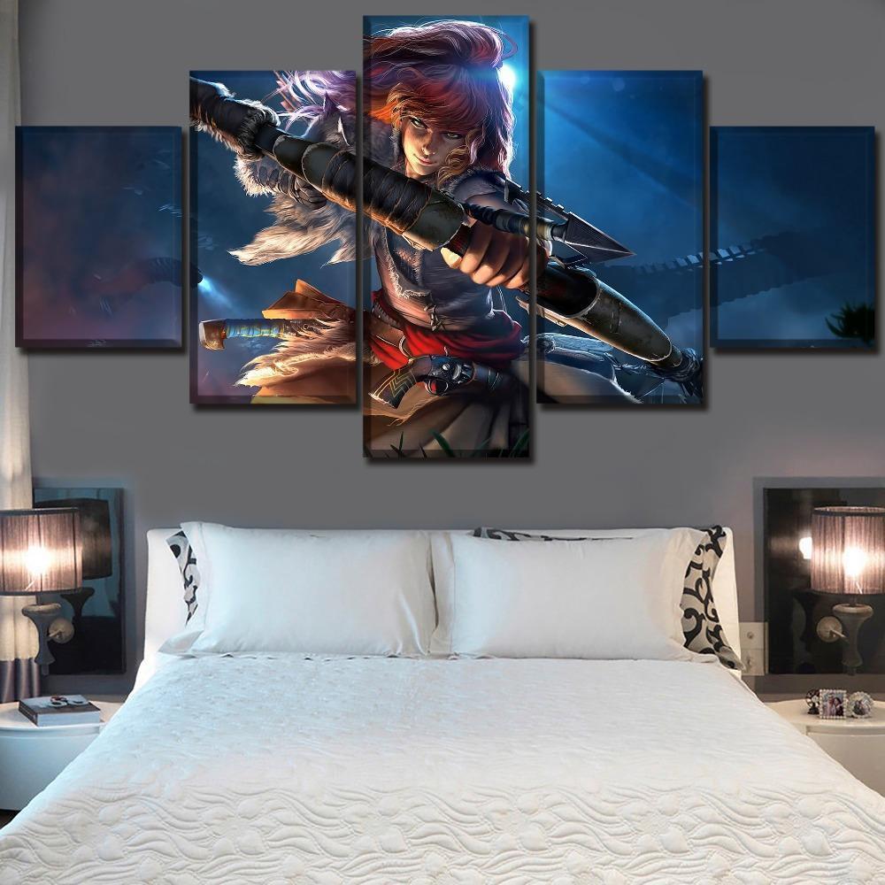 Horizon Zero Dawn Character Posters Gaming Canvas Wall Art