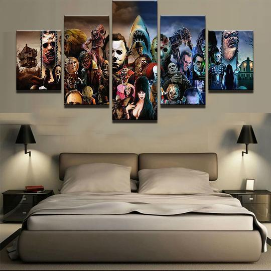 Horror Movie Hall Of Fame Movie Canvas Wall Art