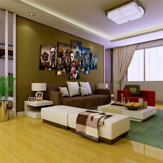Horror Movie Hall Of Fame Movie Canvas Wall Art