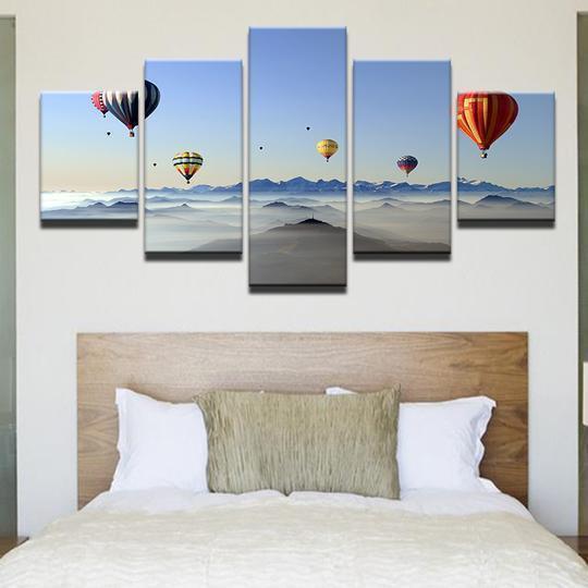 Hot Air Balloons 1 Nature Canvas Wall Art