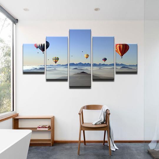 Hot Air Balloons 1 Nature Canvas Wall Art