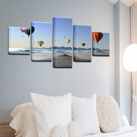 Hot Air Balloons 1 Nature Canvas Wall Art