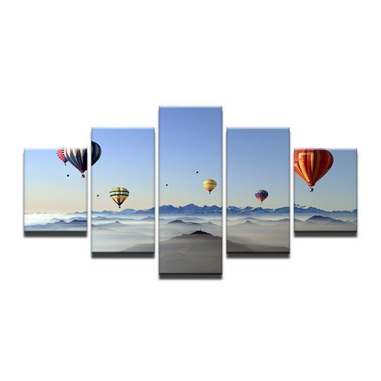 Hot Air Balloons 1 Nature Canvas Wall Art