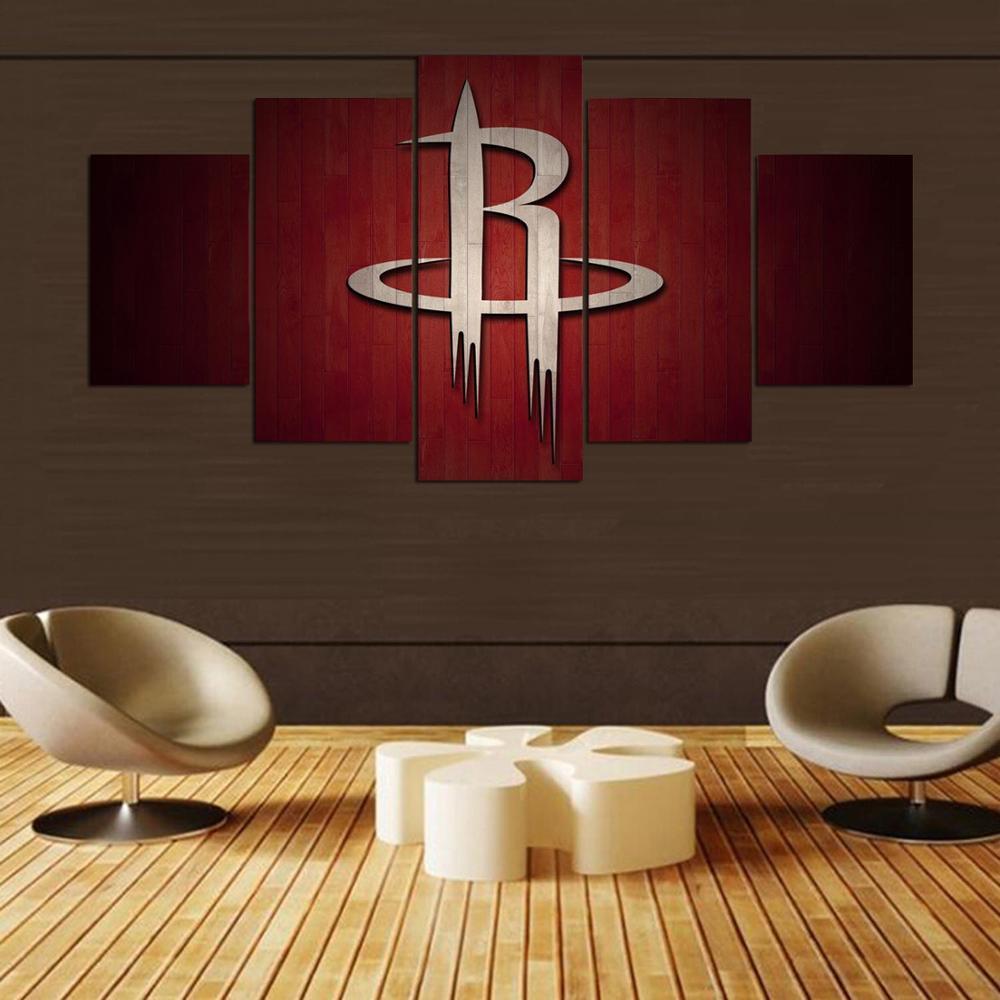 Houston Rockets  NBA Basketball Canvas Wall Art