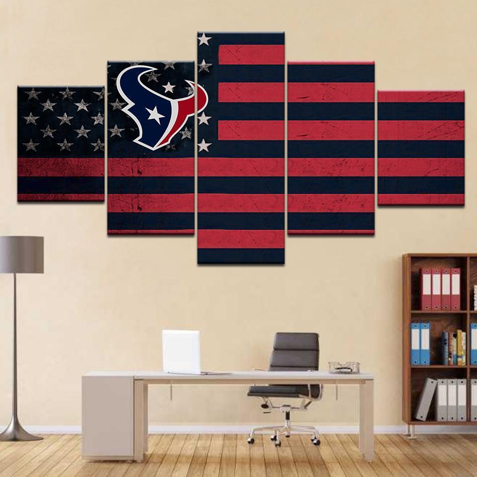Houston Texans  Football Canvas Wall Art