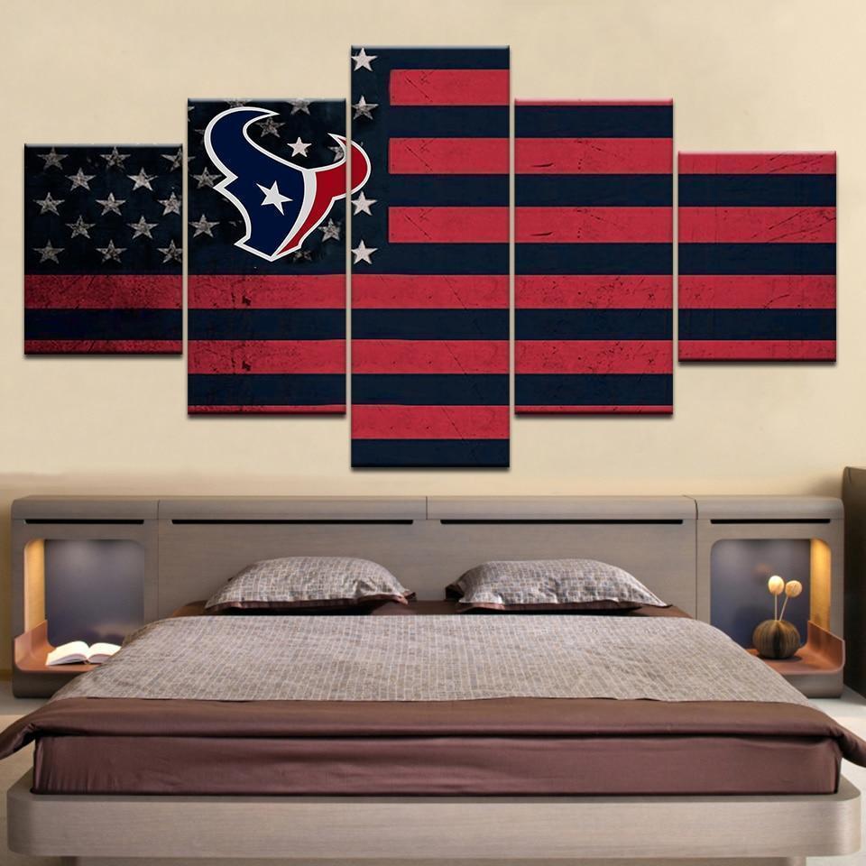 Houston Texans  Football Canvas Wall Art