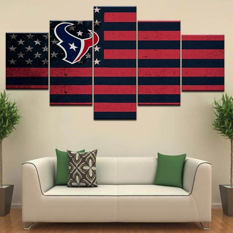 Houston Texans  Football Canvas Wall Art