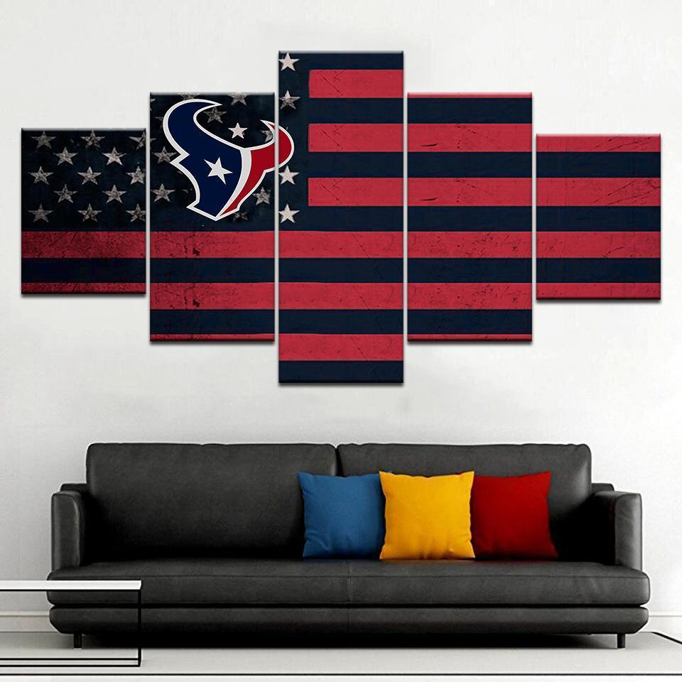 Houston Texans  Football Canvas Wall Art