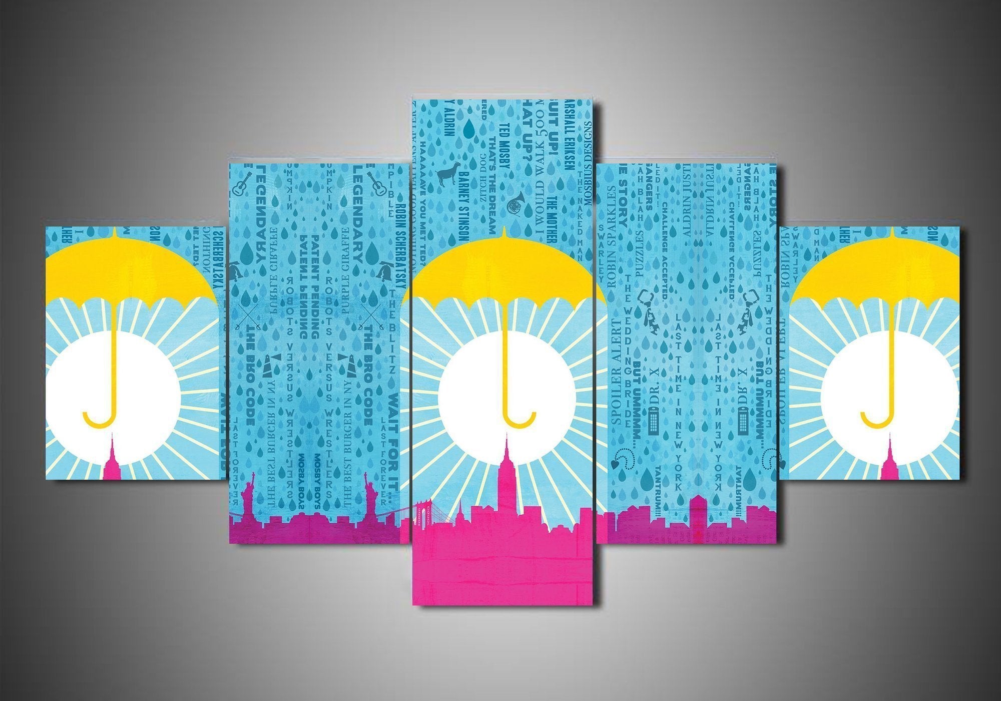 How I Meet Your Mom 2 Movie Canvas Wall Art
