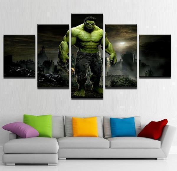 Hulk Movie Modular Marvel Canvas Wall Art