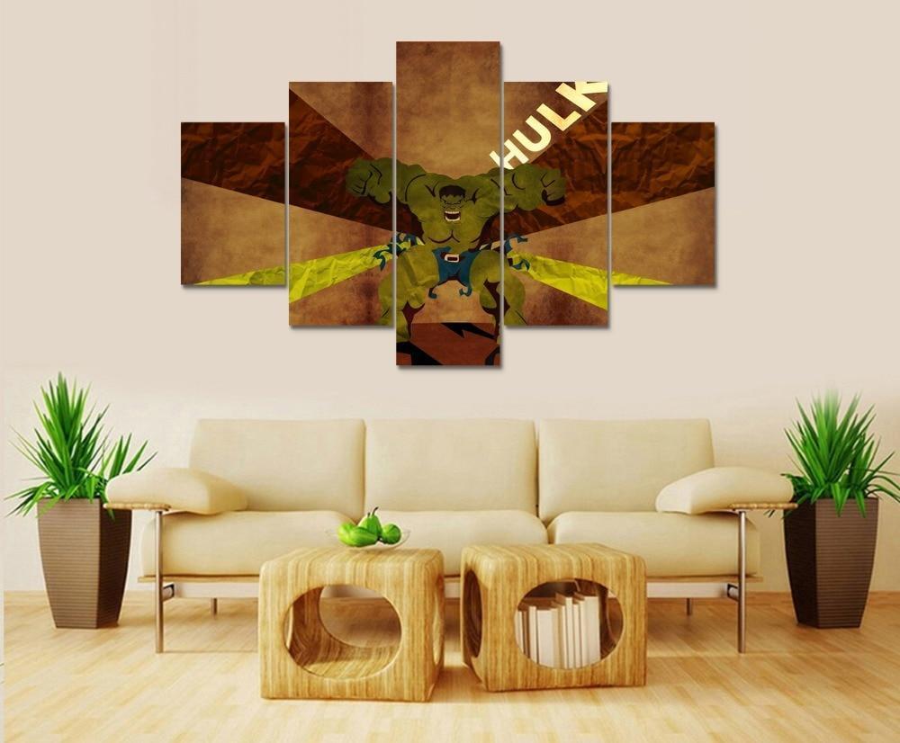 Hulk Picture 2 Marvel Canvas Wall Art