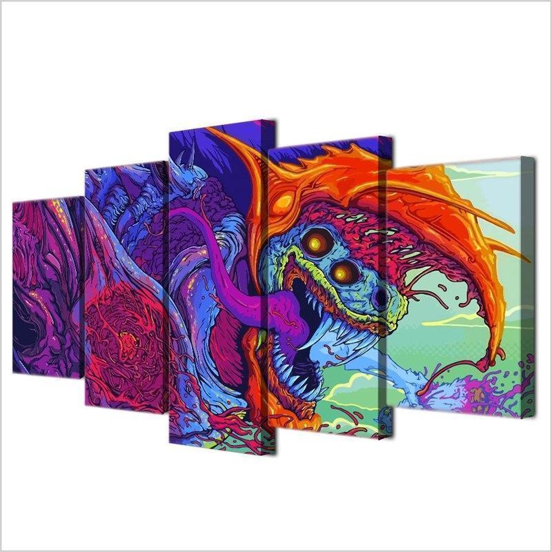 Hyper Beast Anime Canvas Wall Art
