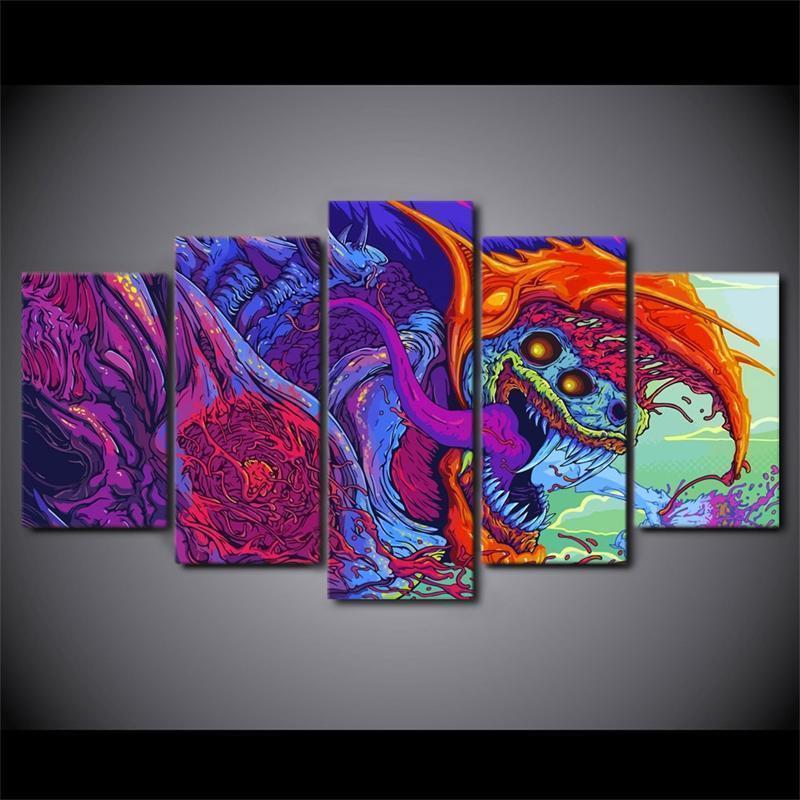 Hyper Beast Anime Canvas Wall Art