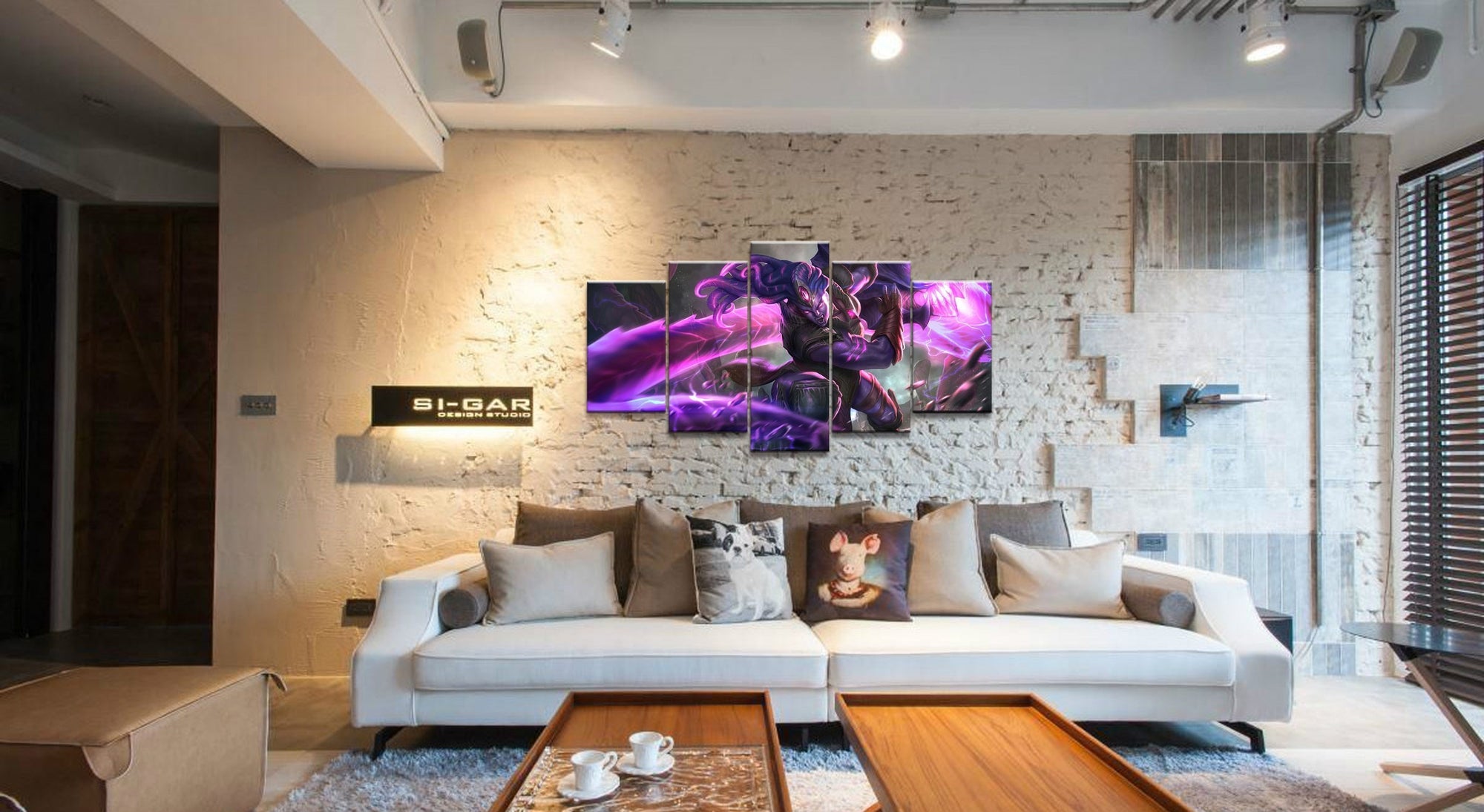 LOL League Of Legends Illaoi 2 Gaming Canvas Wall Art