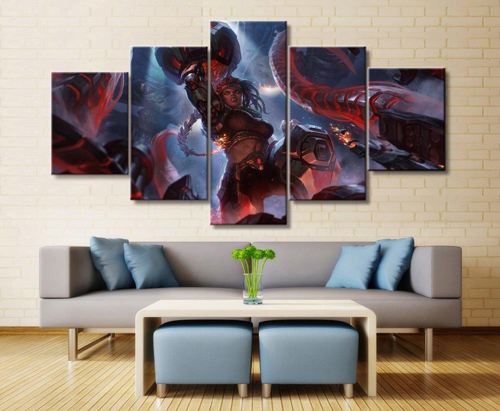 LOL League Of Legends Illaoi Gaming Canvas Wall Art
