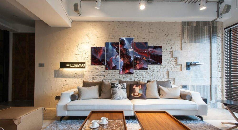 LOL League Of Legends Illaoi Gaming Canvas Wall Art