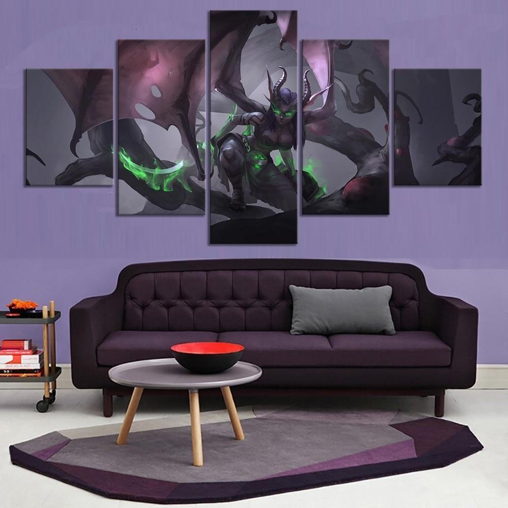 Illidan Stormrage 6 World of Warcraft Gaming Canvas Wall Art