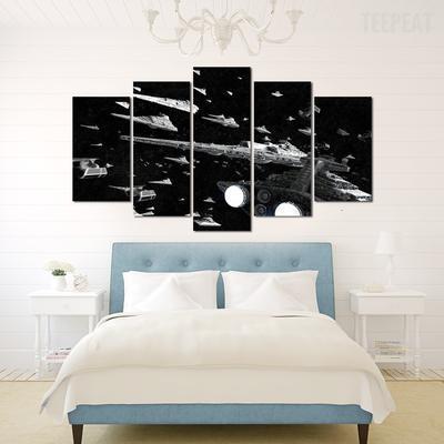 Imperial Fleet Painting Movie Canvas Wall Art
