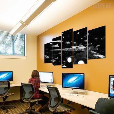 Imperial Fleet Painting Movie Canvas Wall Art