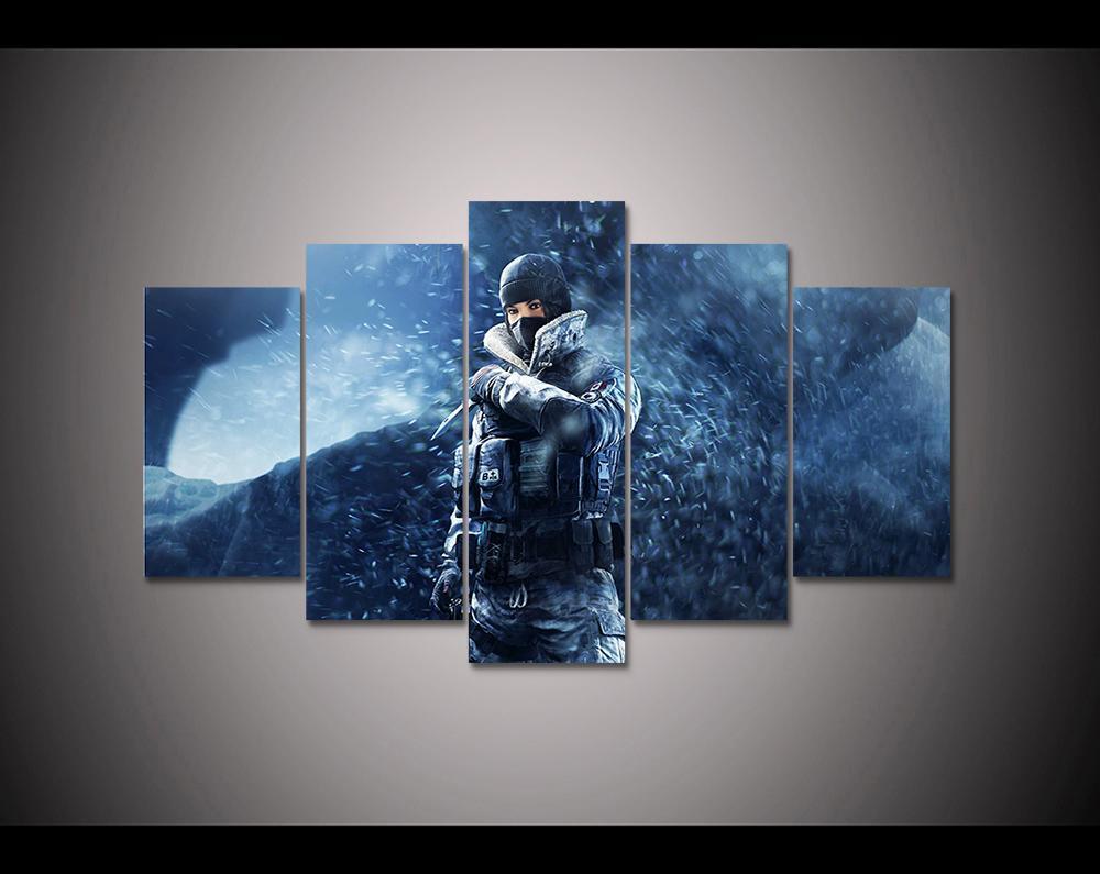 In The Snow Tom Clancy's Rainbow Six Siege Gaming Canvas Wall Art