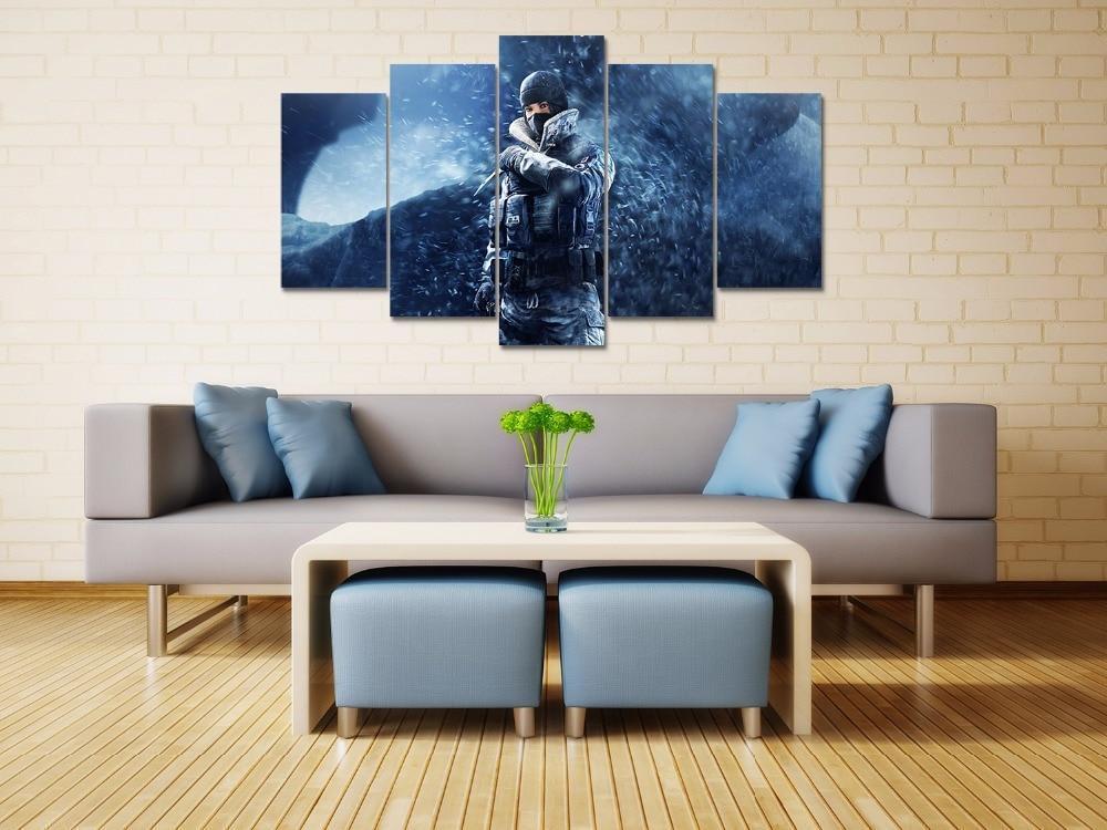 In The Snow Tom Clancy's Rainbow Six Siege Gaming Canvas Wall Art